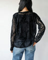 A cool and stylish sheer top for mature women