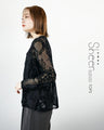 A cool and stylish sheer top for mature women