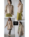 A long shirt with a trendy color and shape that makes you look slim and beautiful