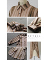 A long shirt with a trendy color and shape that makes you look slim and beautiful