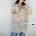 Flower lace top