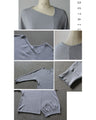 Simple and different! A versatile knitwear that can be worn in many different ways