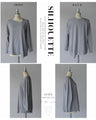 Simple and different! A versatile knitwear that can be worn in many different ways