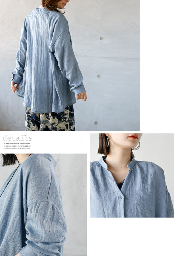 A soft, gentle texture. A loose-fitting shirt that's just what you need
