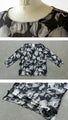 Marble sheer top