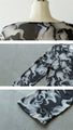 Marble sheer top