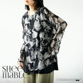 Marble sheer top