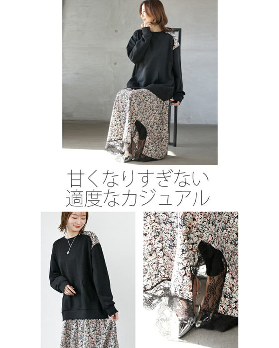大人可愛い ドッキングワンピース
