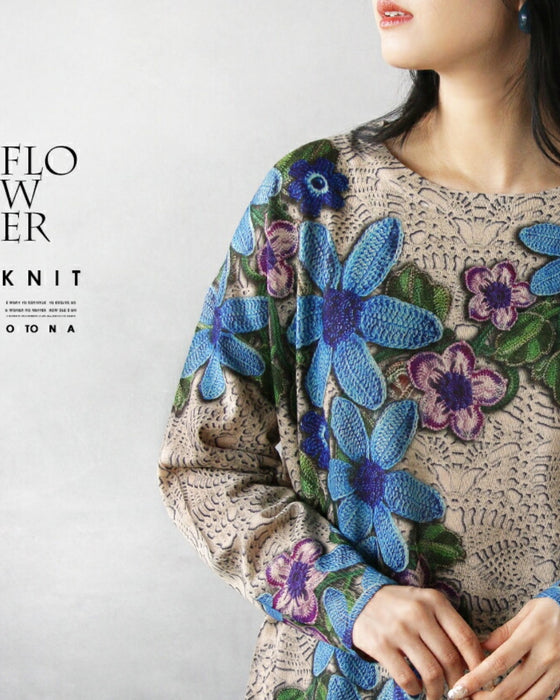 Knitted tops with knit prints that flatter your face