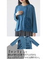 BLUE TOPS Cut and sew