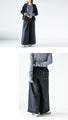 Pants with wide stitch design