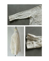 Adult loose and casual openwork lace top