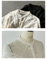 Adult loose and casual openwork lace top