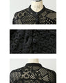 Adult loose and casual openwork lace top