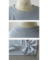 A crinkled shirred T-shirt that perfectly matches your personality