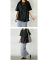 A crinkled shirred T-shirt that perfectly matches your personality