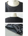 A crinkled shirred T-shirt that perfectly matches your personality