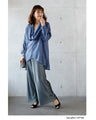 Airy neck drape High quality luxury wear