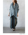 Airy neck drape High quality luxury wear