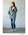 Airy neck drape High quality luxury wear
