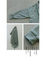 Airy neck drape High quality luxury wear