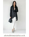 Airy neck drape high quality luxury top
