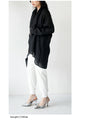 Airy neck drape high quality luxury top