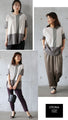 A top made of different materials that goes with any style