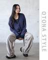 OTONA's zipper cardigan is so comfortable to wear.