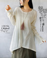 A long top that can be worn in many different ways to hide and show off