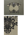 Damask print top