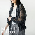 A sweet and sheer MA-1 blouson