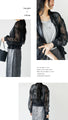 A sweet and sheer MA-1 blouson
