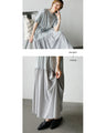 A stylish dress for adults with a dynamic silhouette