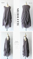 A versatile dress with a slightly crumpled edge that gives it a stylish look.