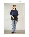 A top with different materials to enhance your style