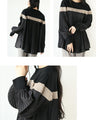 A stylish and stylish pleated top for adults