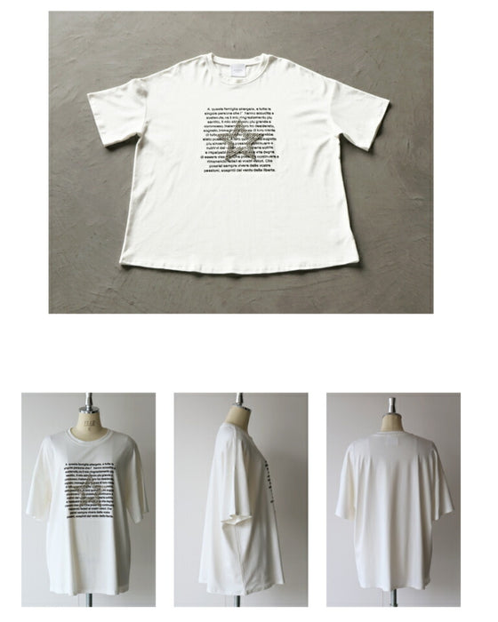 スタッズ&立体ロゴ ロックな煌めきで差のつく大人カジュアルTシャツ