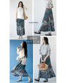 otona original spicy floral print skirt