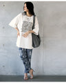 Denim print, highly stretchable leggings