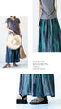 Painting art striped flared skirt that will elevate your style