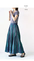 Painting art striped flared skirt that will elevate your style
