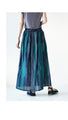 Painting art striped flared skirt that will elevate your style