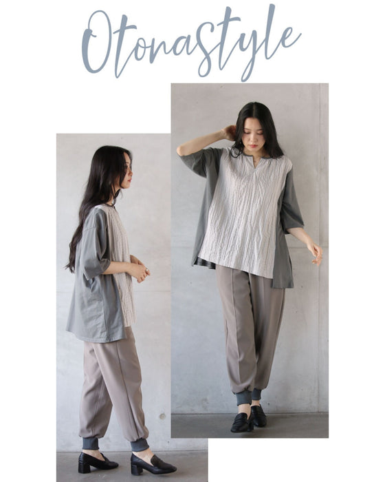 ユルッと、サラッと 着心地にハマる異素材Tシャツ
