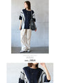 Adult casual otona original tops made with lines and color schemes