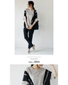Adult casual otona original tops made with lines and color schemes