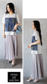 そっと華やぐ刺繍Ｔシャツ トップス