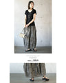 Unique puffy deformed cocoon skirt