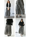 Unique puffy deformed cocoon skirt