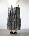 Unique puffy deformed cocoon skirt